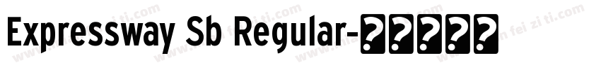 Expressway Sb Regular字体转换